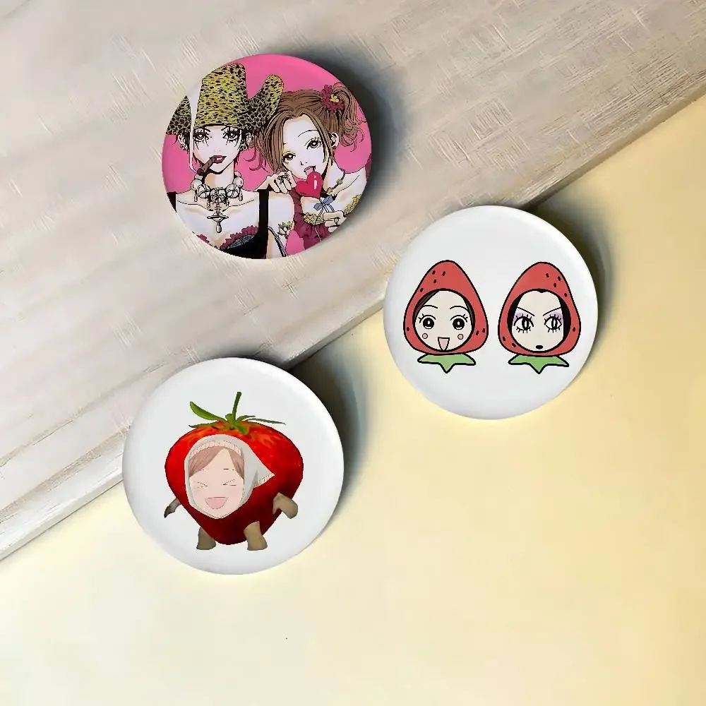Anime N-NANA Enamel Pins Handmade Round Brooch L Killer Yagami Light Cosplay Badge Backpacks Jewelry Gifts view 5