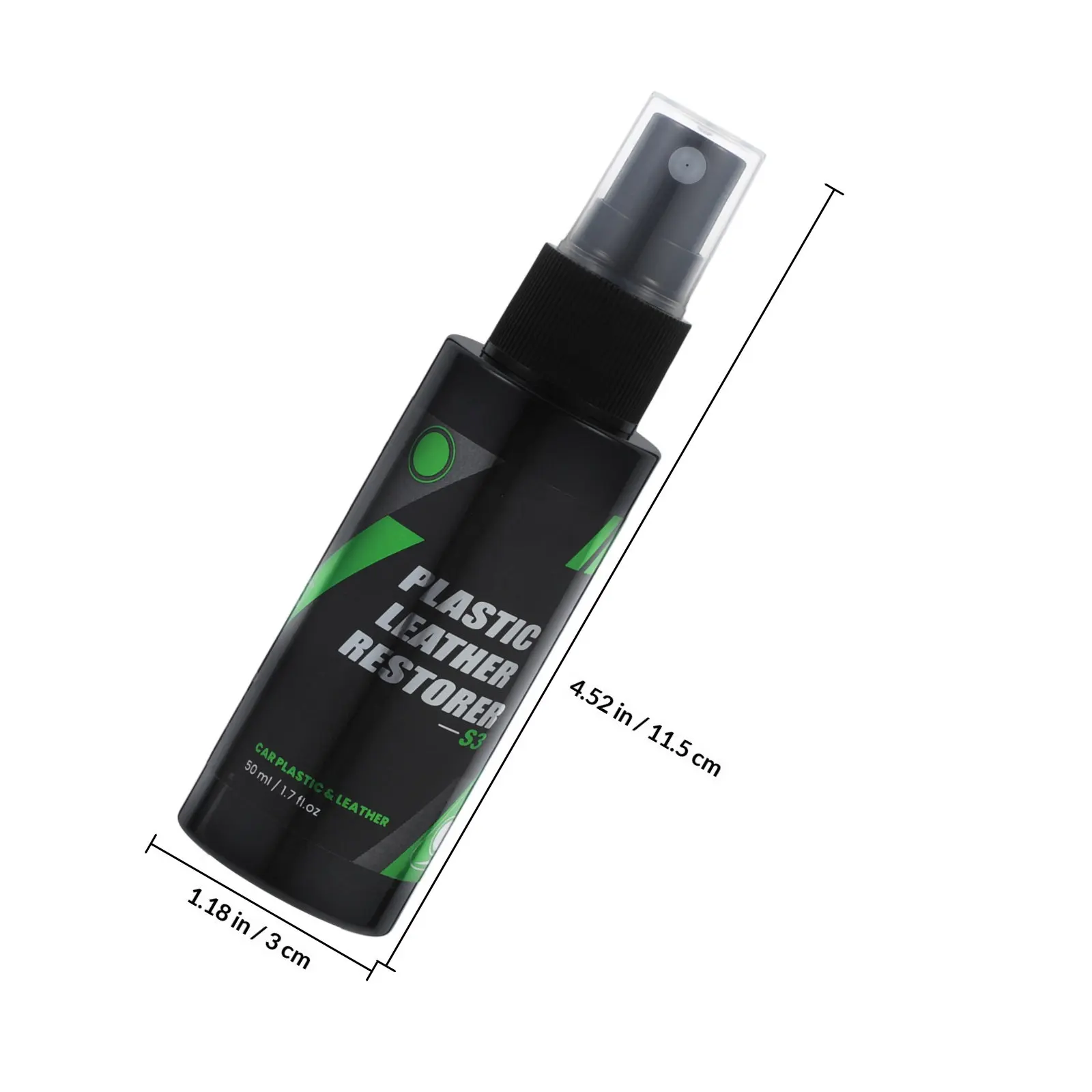 Car Plastic Restorer Kit – 2pcs Interior Auto Care for Fading, Aging & Cracking Protection