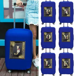 18-32 Inch Large Capacity Travel Essential Bag Travel Accessories Trolley Box Golden Letter Serie Print Pattern Protective Cover