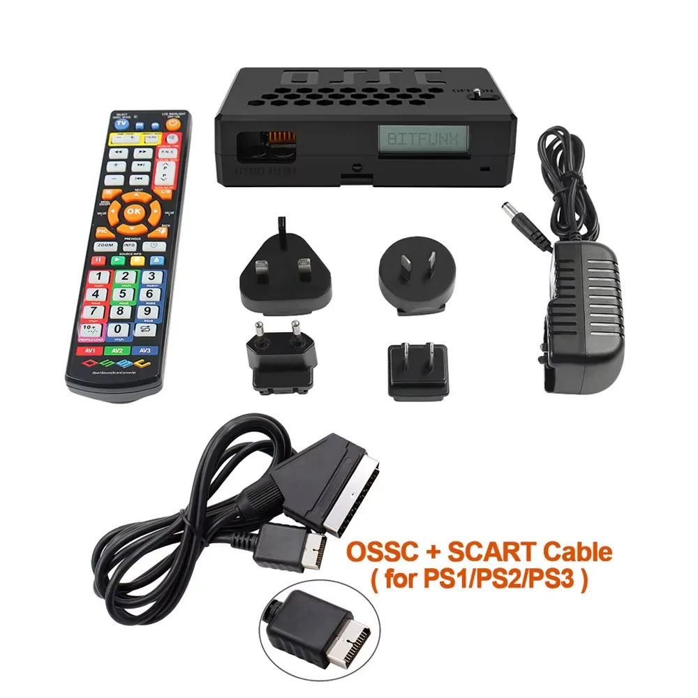 OSSC Upscaler HDMI ™   Converter Voor Retro Game Console Open Source Scan Converter OSSC V1.8 Voor PS2/Xbox/Dreamcast/Wii/MEGA Drive