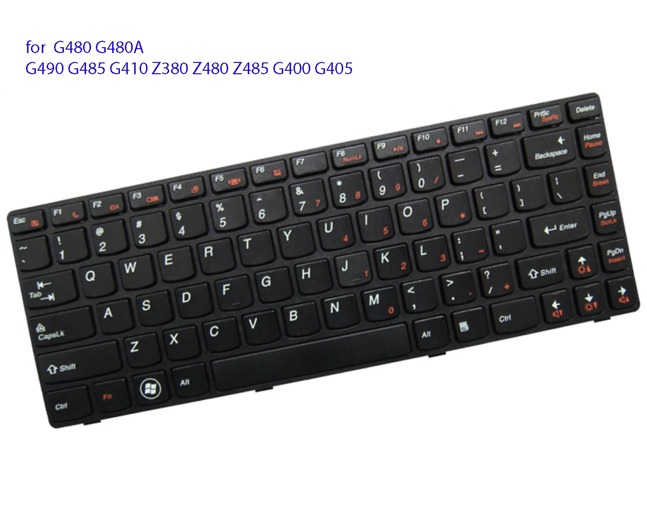 Clavier adapté pour Lenovo, G480, G480A, G485, G485A, G485G, Z380, Z480, Z485