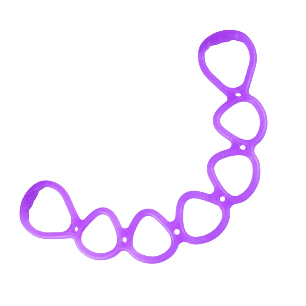 1 قطعة العصابات التدريب القوة 8-نوع المتوسع للنساء الرجال خفيفة الوزن دائم اليوغا اللياقة البدنية اليوغا اللياقة البدنية العصابات الفرقة الأرجواني