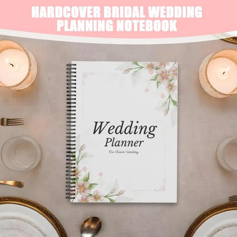 Bridal Wedding Planner Bridal Organizer Notebook Hardcover Engagement Organizer Notebook For Newly Engaged Couples Future Brides