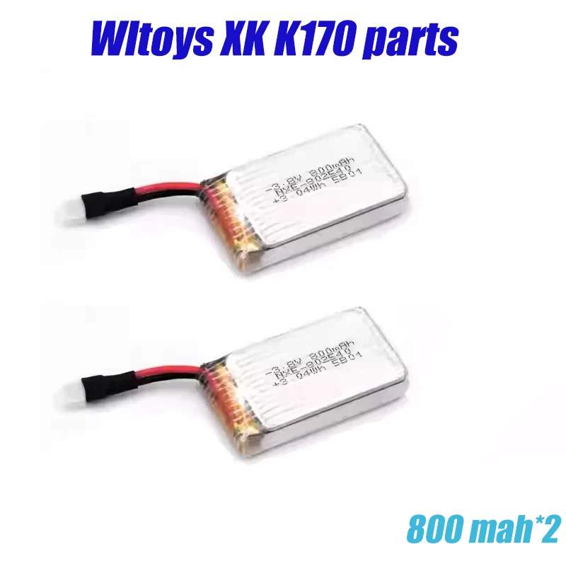 Bateria lipo de lítio 3.8v 800 mah para wltoys k170 UH-60L 2.4g 4ch 6 eixos acessórios originais bateria lipo