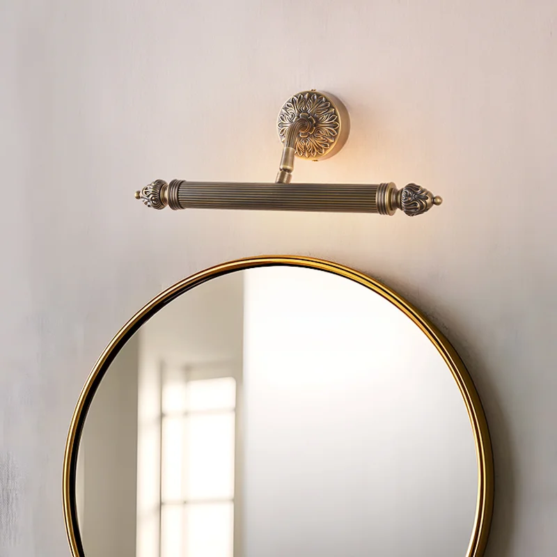 French style retro oil painting lamp，toilet mirror makeup light，Hotel doorplate fill light，dressing table makeup lamp