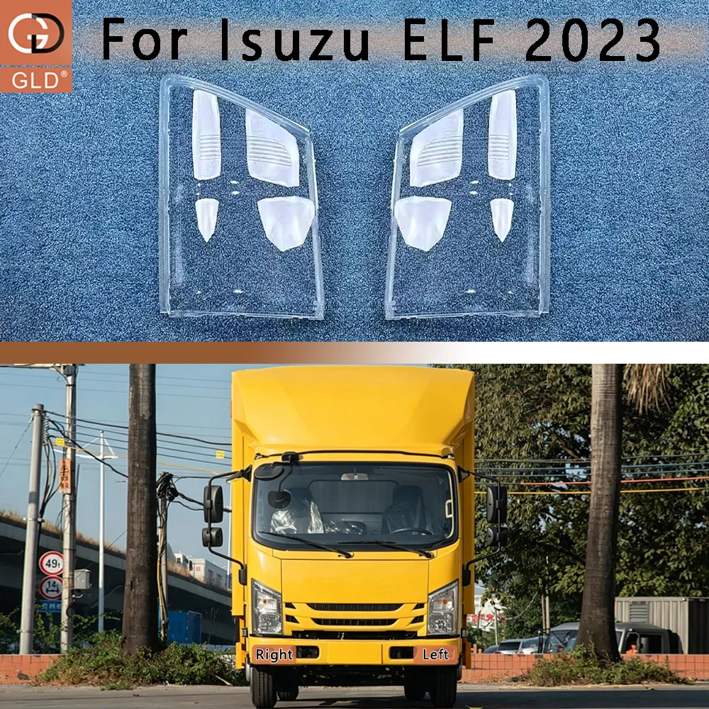 

Крышка передней фары автомобиля, аксессуары, плафон фары, корпус фары, линза передней фары, крышка фары, корпус фары для Isuzu 2023 ELF