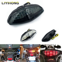 For Suzuki V-Strom DL 1000 650 LED Tail Light Motorcycle Integrated Rear Brake Stop Lamp Turn Signal Taillight Assembly 2003-08