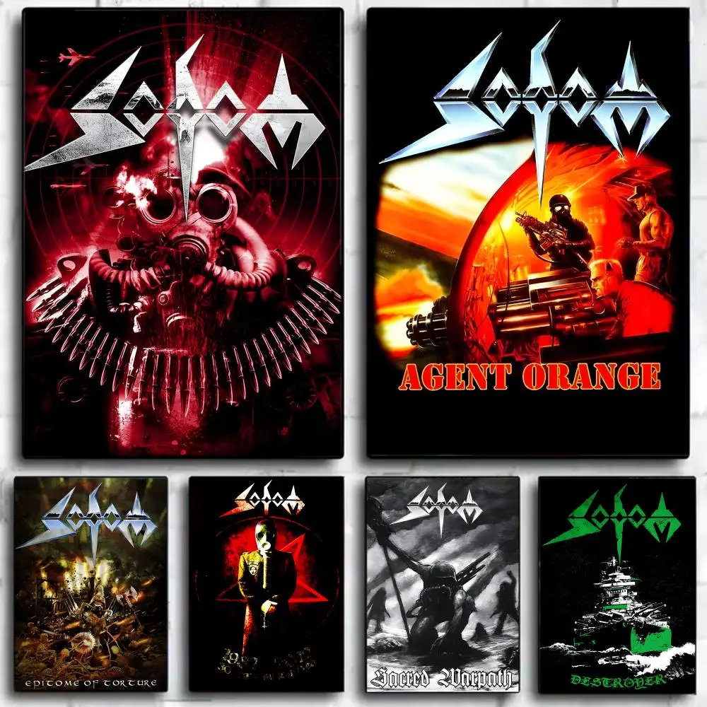 band metal S-Sodoms Poster Wall Art Print Poster Decorative Mural Home Decor Gift Unframed