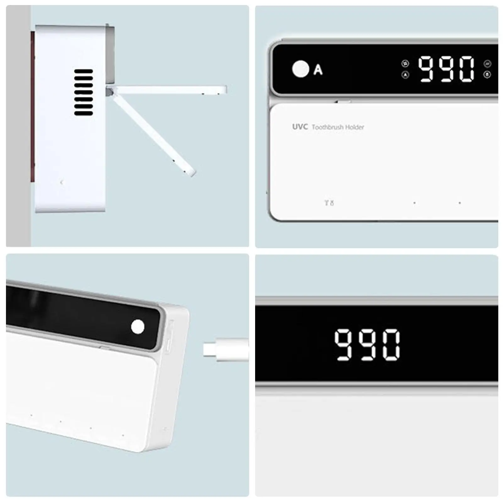 

Modern Bathroom Accessory Rechargeable Toothbrush Storage Organize Protector K92A