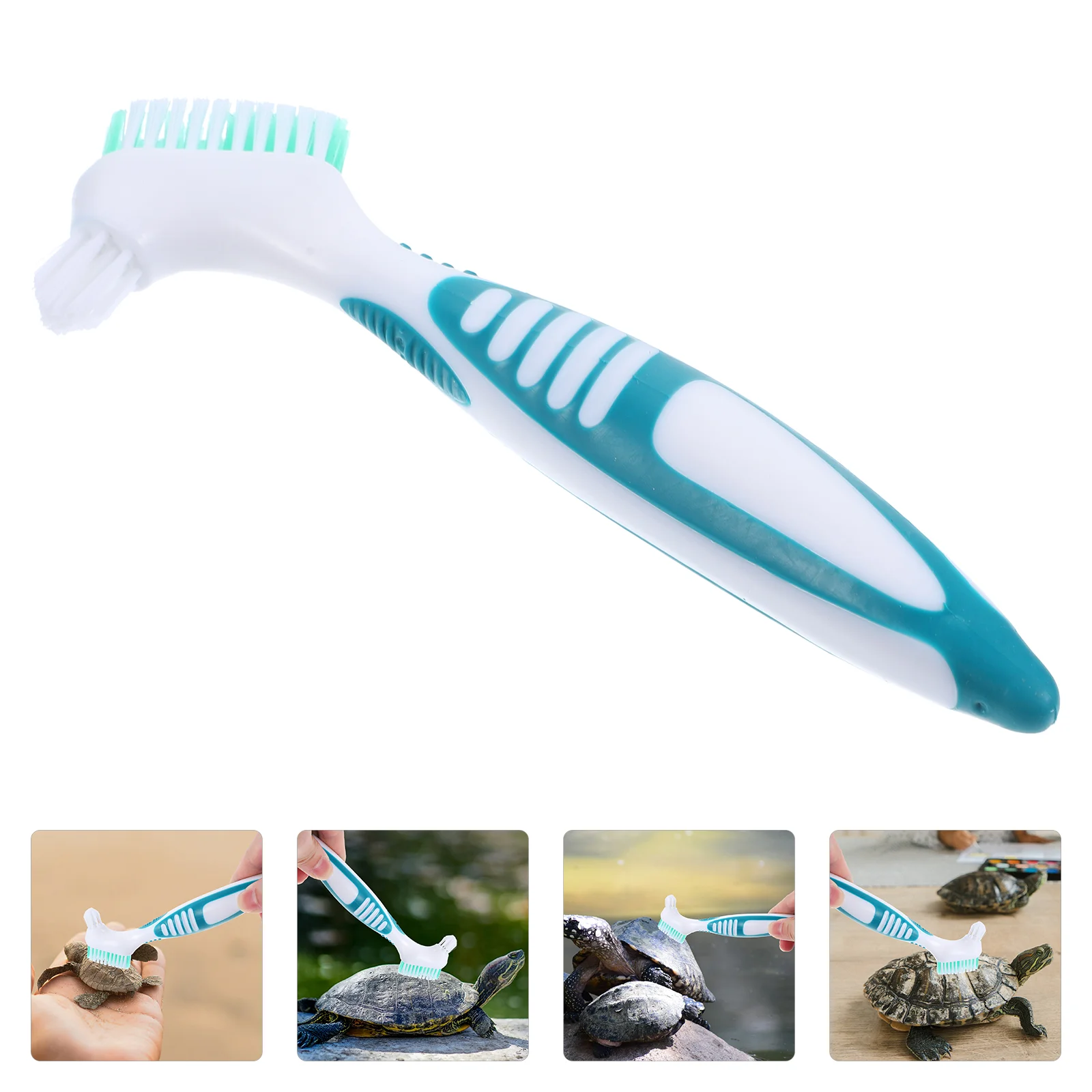 Turtle Shell Cleaning Brush Aquatic Tortoise Multi-functional Mini Cleanser Small Animals Brace Braces Plastic Personal Denture