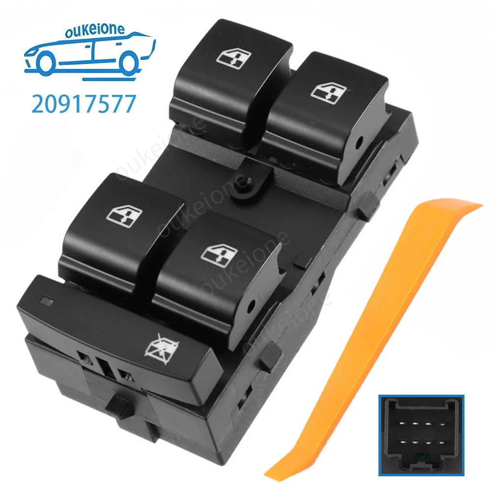 

For Chevrolet Cruze 2015 2016 Front Left Driver Side Electric Power Window Switch Lifter Control Button 20917577 Car Accessories