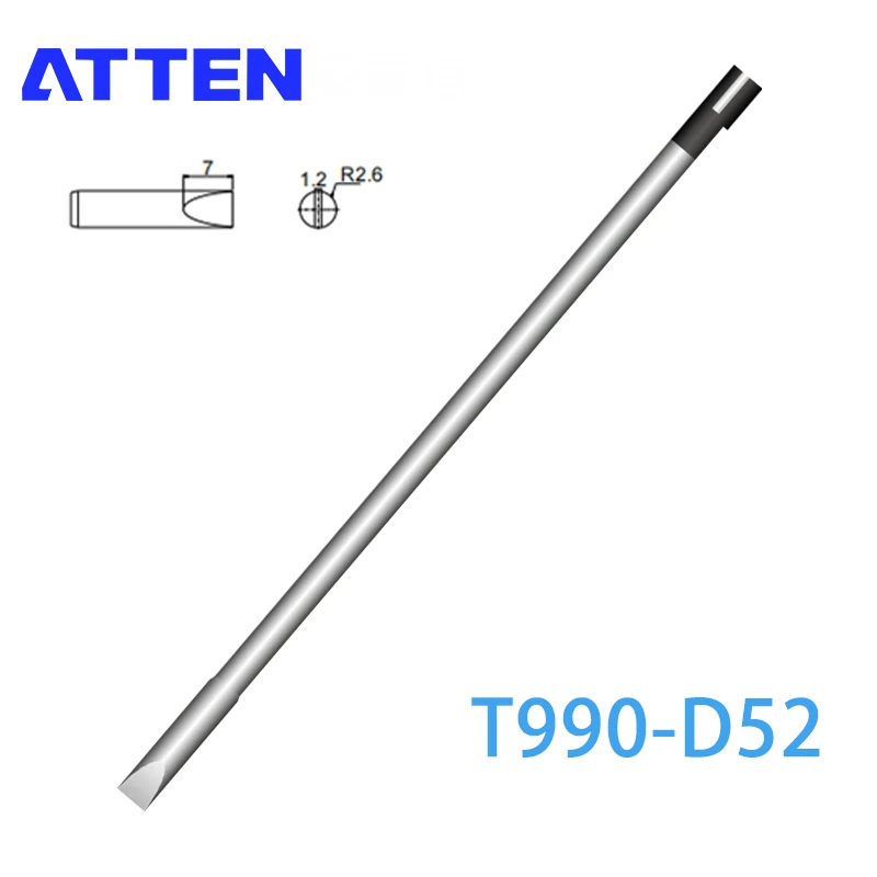 ATTEN T990 Soldering Iron Tips B/C/D/I/K for ST-990 ST-8602D Welder Station Integrated Heating Core Electric Welding Head