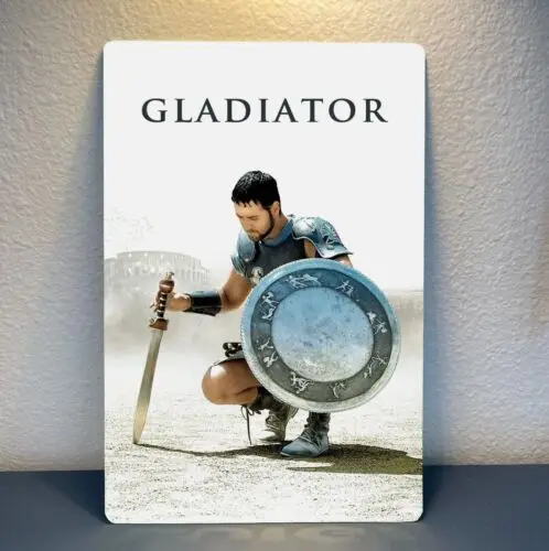 Gladiator Russell Crowe Movie Metal Poster - Tin Sign - 20x30cm sign