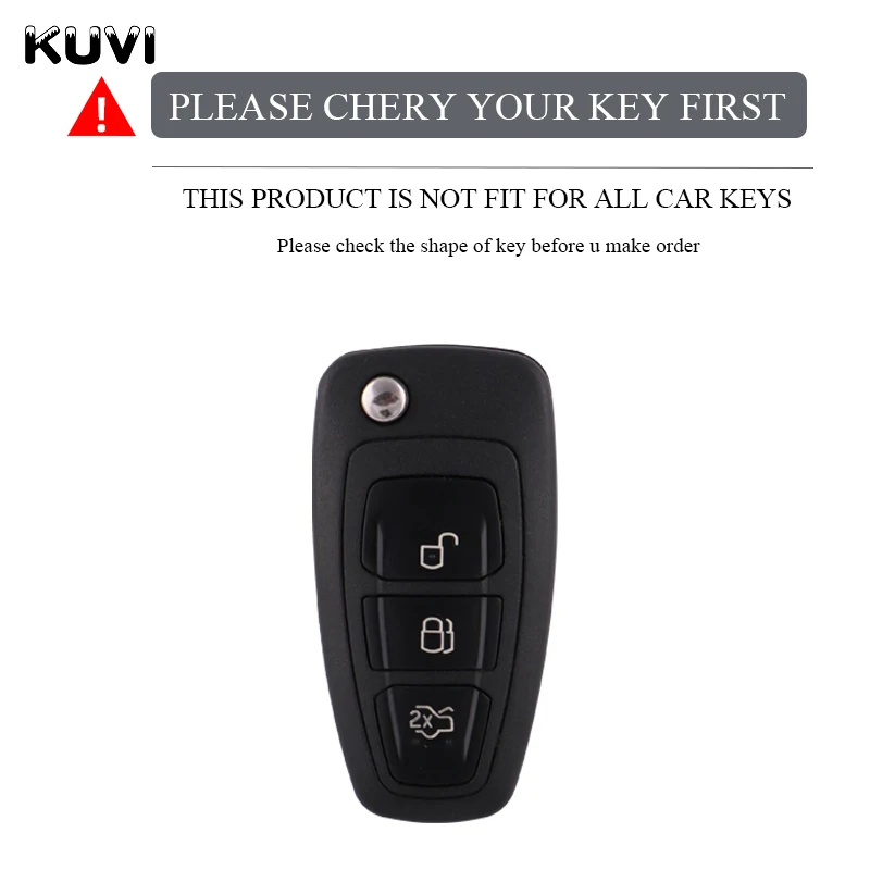 3 Button TPU Car Remote Key Fob Cover Case For Ford Ranger C-Max S-Max Focus Galaxy Mondeo Transit Tourneo Custom Keychain