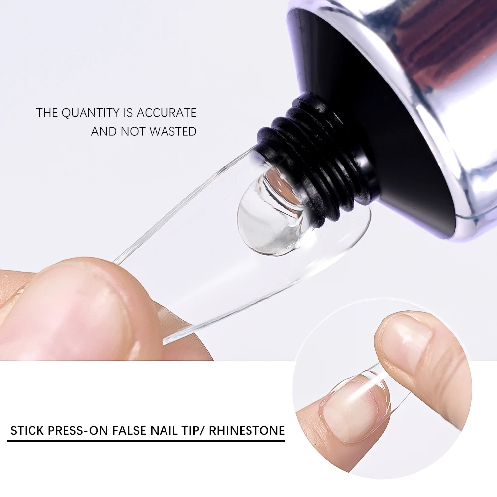 30g Solid Strong Adhesive Nail Glue For Rhinestone/False Nails/Glitter Fast Drying Gel DIY Professional Salon Manicure Glue *&#