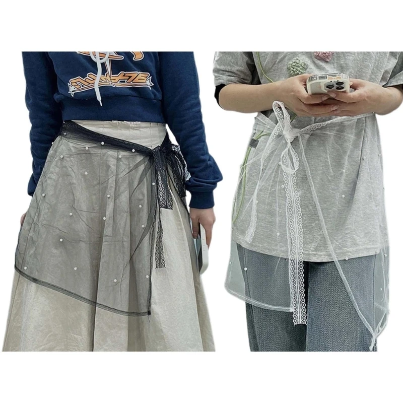 

Shirt Extenders Butt Covering Skirt Bandages Layering Skirt Apron Wrap Skirt