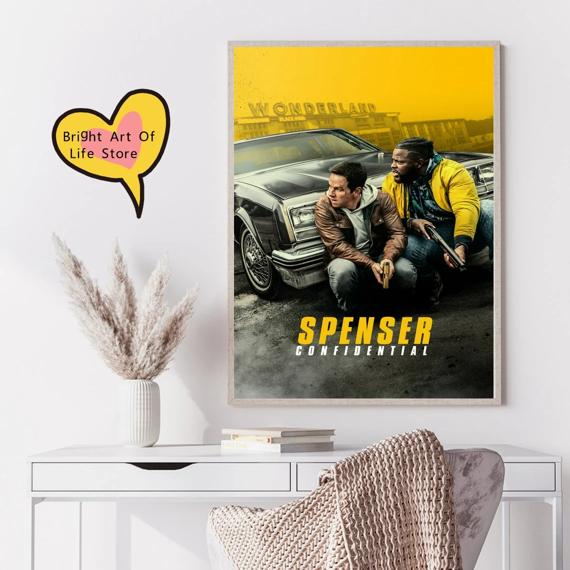 سبنسر ملصق الفيلم السري ديكور المنزل طلاء جدران (بدون إطار)