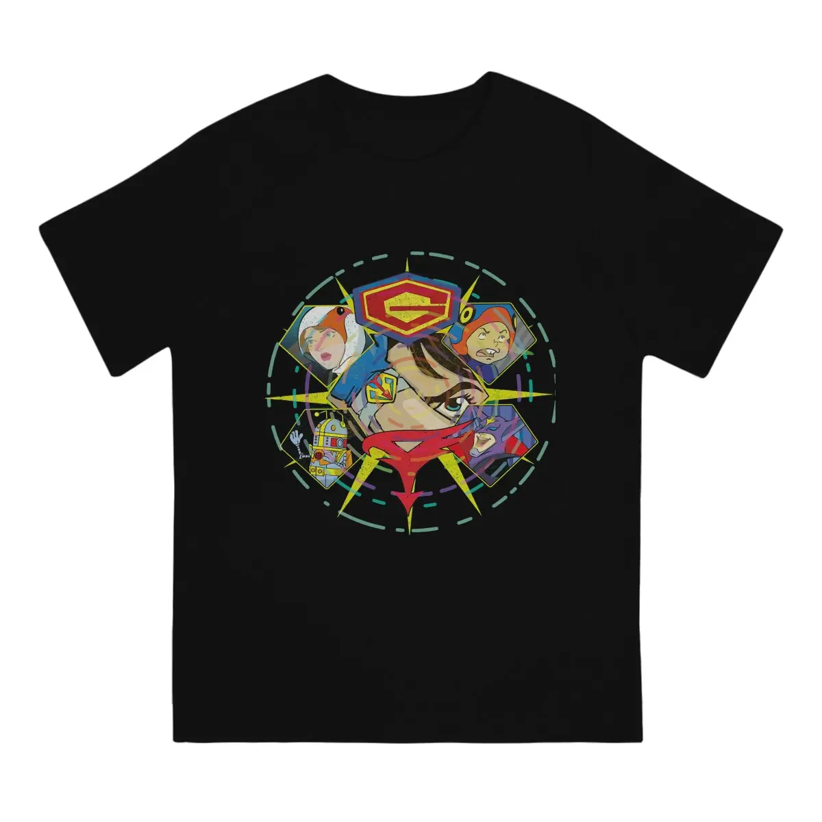 Kagaku Ninja-Tai Gatchaman Battle of the Planets Tshirt Homme Men's Clothes Blusas T Shirt For Men