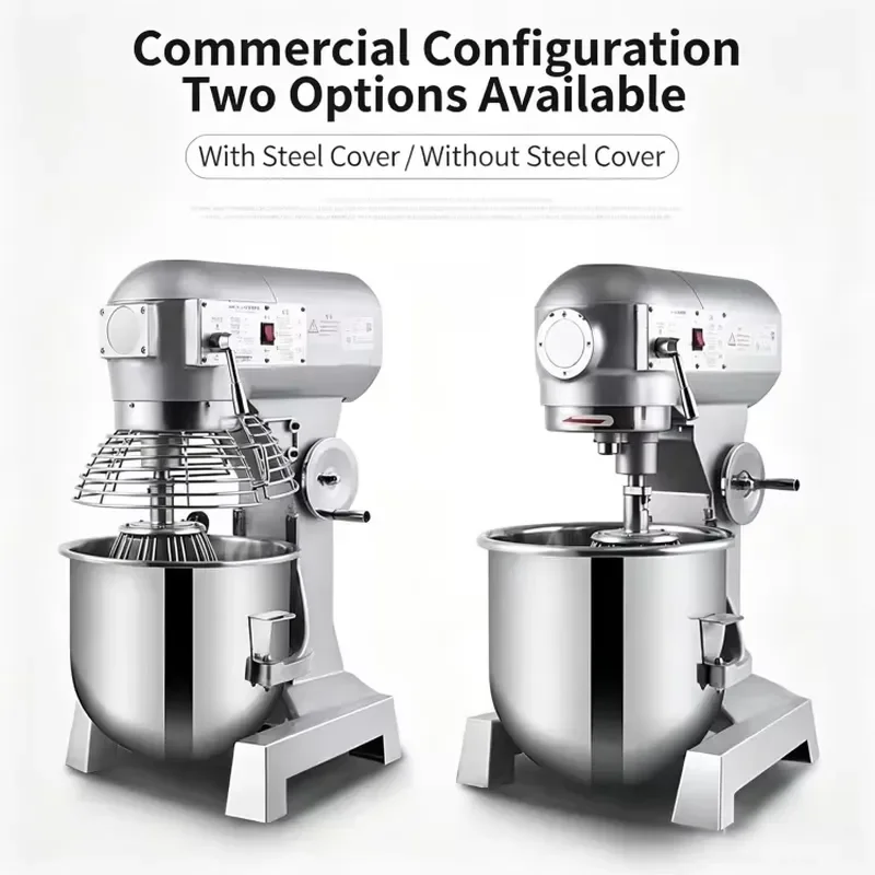 20L Compact Versatile Planetary Mixer Electric Cake Dough Mixer Vertical Food Mixer for Commercial Kitchens