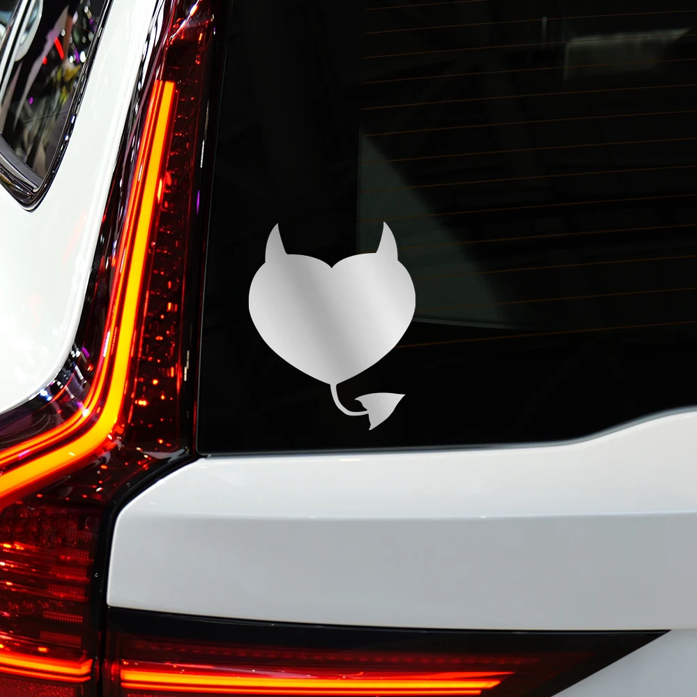 Car Sticker Devil Heart Sticker PVC Whole Body Stickers Auto Color Vinyl Film Waterproof Exterior Decoration Car Accessories