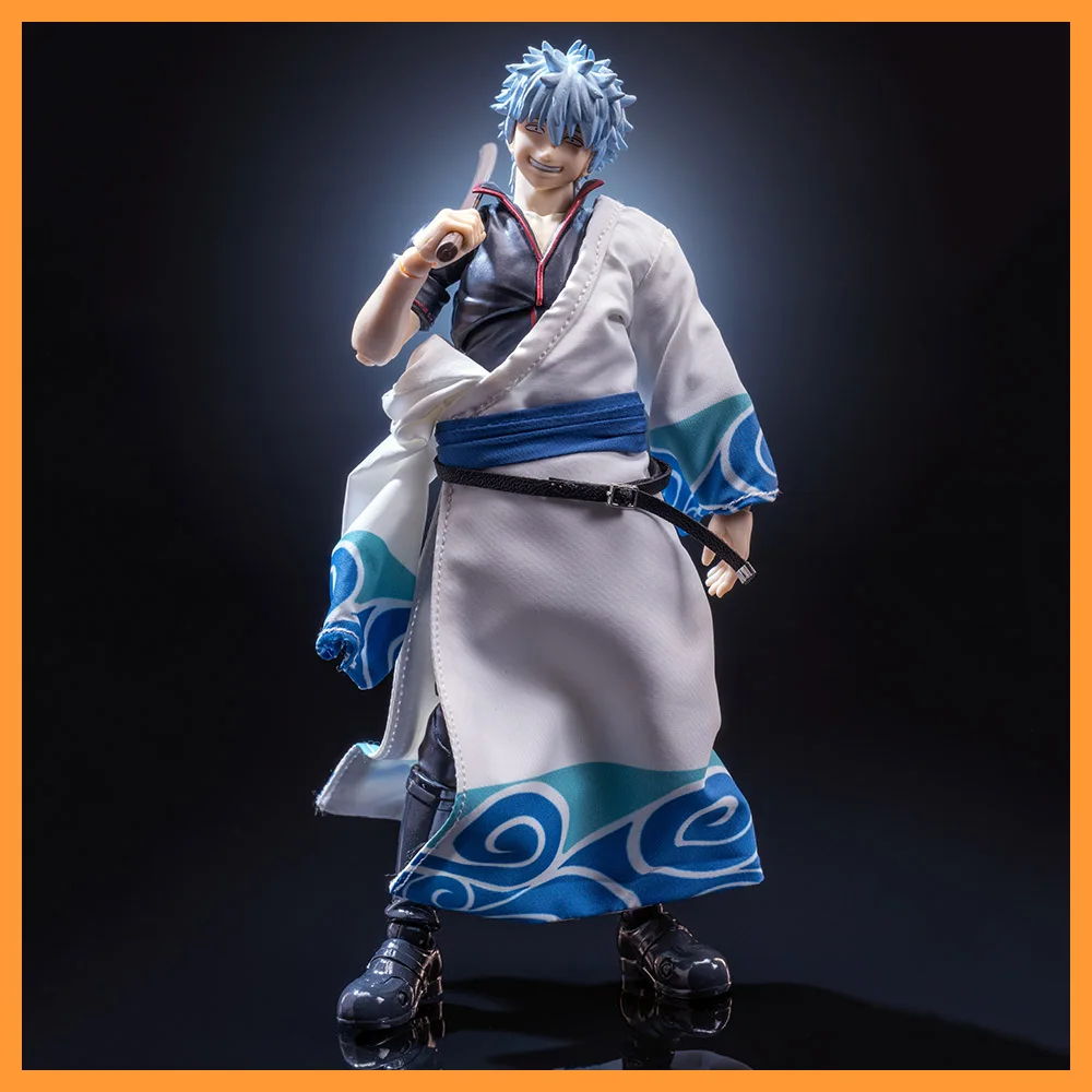 【Only Clothes】shf 1/12 Japanese Anime GINTAMA Sakata Gintoki Single Sleeve Robe Clothes for 6-inch Action Figure Model Toys view 2