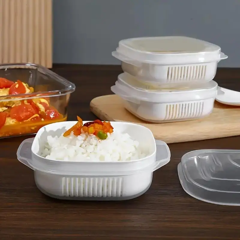

Rice storage box, microwaveable in the kitchen, steaming lunch box, freezer box for the fridge, fruit organizer box