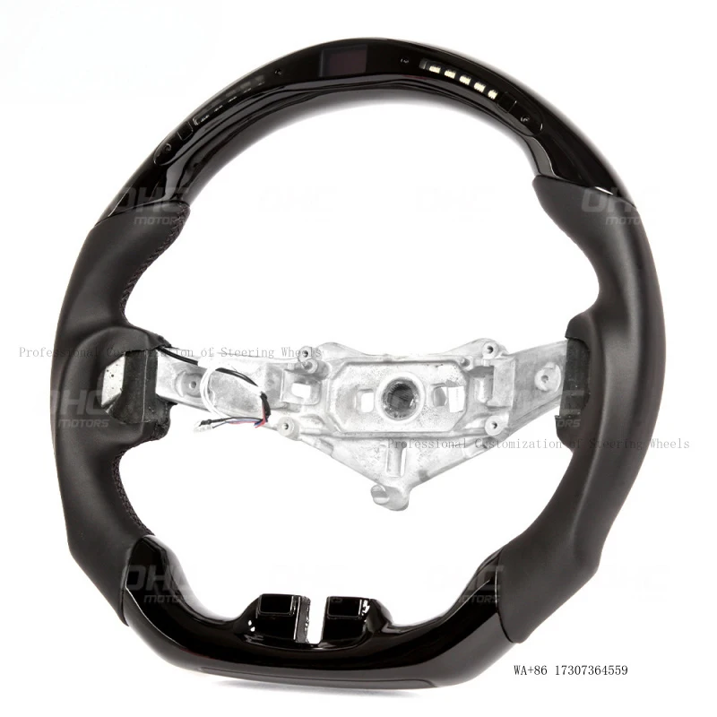 Suitable for 11-17 Jeep Wrangler modified LED smart piano paint leather steering wheel