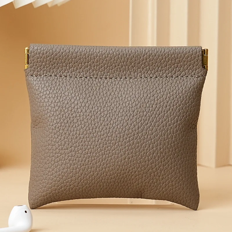 قسط الأسود ليتشي نمط الجلود التلقائي إغلاق شظايا حقيبة مجوهرات عربات التي تجرها الدواب حقيبة أحمر الشفاه حقيبة مستحضرات التجميل