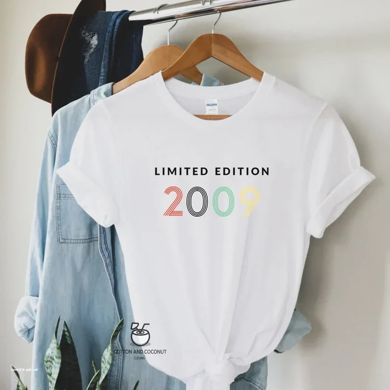 13th Birthday T-shirt, Retro 2009 tshirt, Custom birthday tshirt, Birthday gift