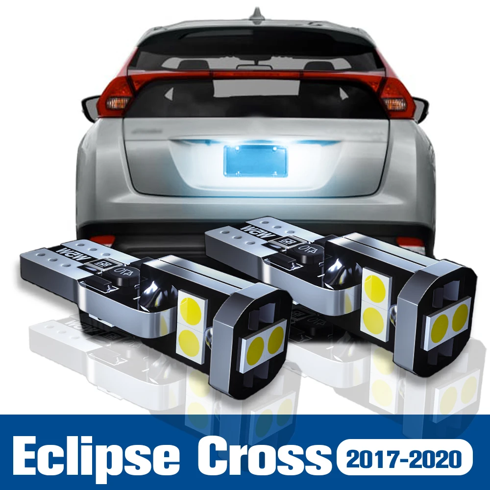 

2pcs LED License Plate Light Lamp Accessories Canbus For Mitsubishi Eclipse Cross 2017 2018 2019 2020