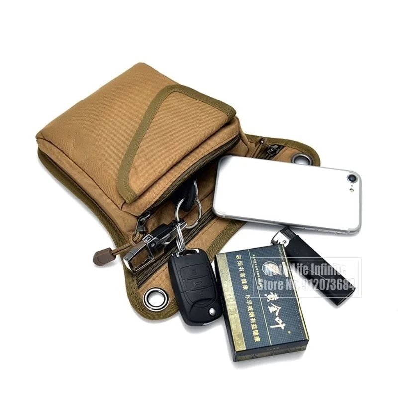 Men And Women Nylon Motorcycle Hip Belt Waist Fanny Pack Riding Travel Shoulder Messenger Crossbody Moto Bags Thigh Drop Leg Bag