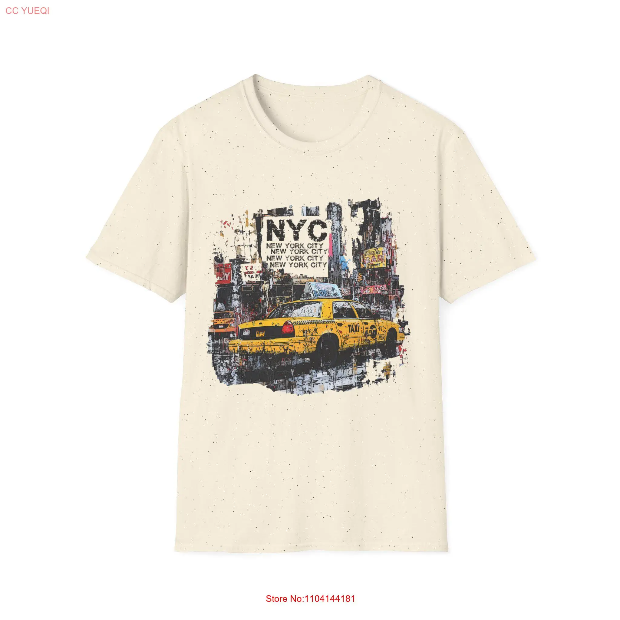 NEW YORK CITY T Shirt travel cool hipster streetwear gift for her him taxi long or short sleeves