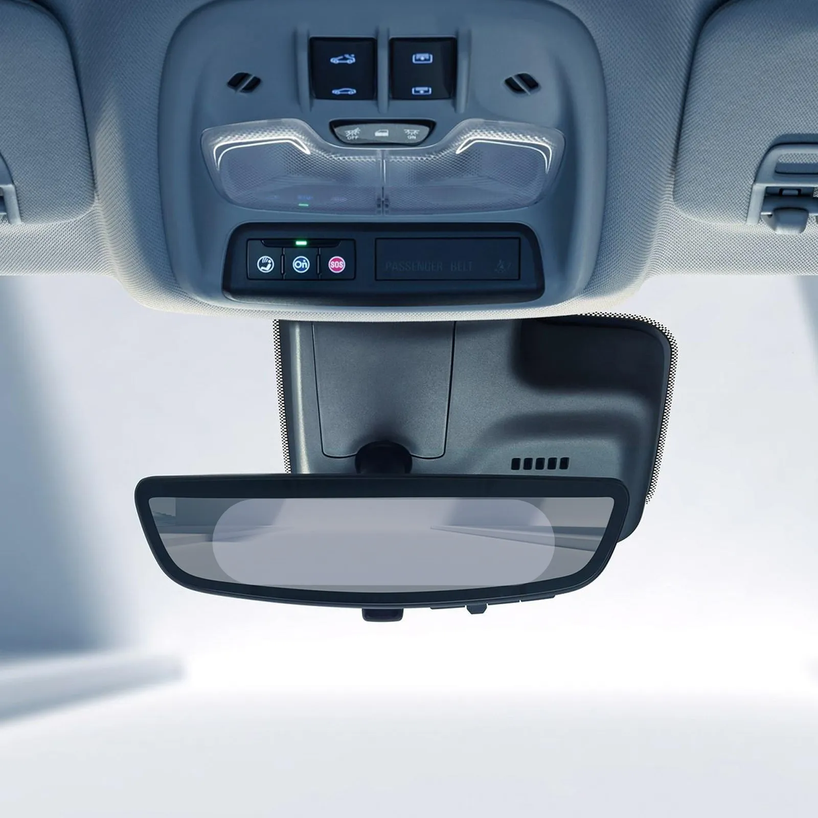 1Set Car Rearview Mirror Protective Anti Fog Film Large Size Anti Glare Interior Rear View Mirror Replacement Film