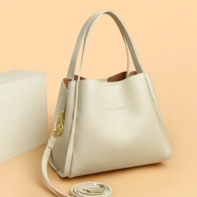 

Vintage Women Handbag Purses Large Capacity Shoulder Messenger Bag Luxury Designer Crossbody Top-handle Tote Bag For Female 2024