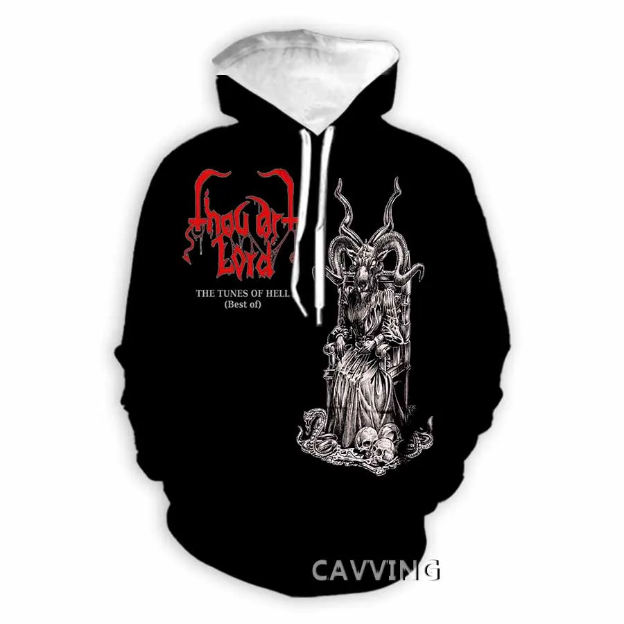 CAVVING 3D Printed  Thou Art Lord  Rock Hoodies Hooded Sweatshirts Harajuku  Tops Fashion Clothing for Women/men