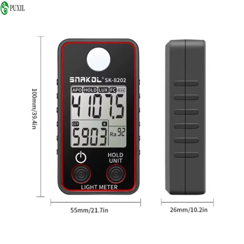 Precision spectrometer, portable multifunctional spectrometer, digital display optical instrument, color temperature lighting to