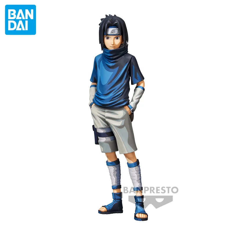 Bandai Genuine NARUTO Grandista Uchiha Sasuke Comic Color Anime Figure Model Collection Toy Brand New in Shelf