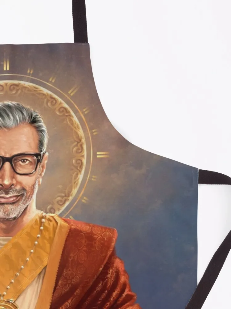 Saint Jeff of Goldblum - Jeff Goldblum Original Religious Painting Apron aprons ladies