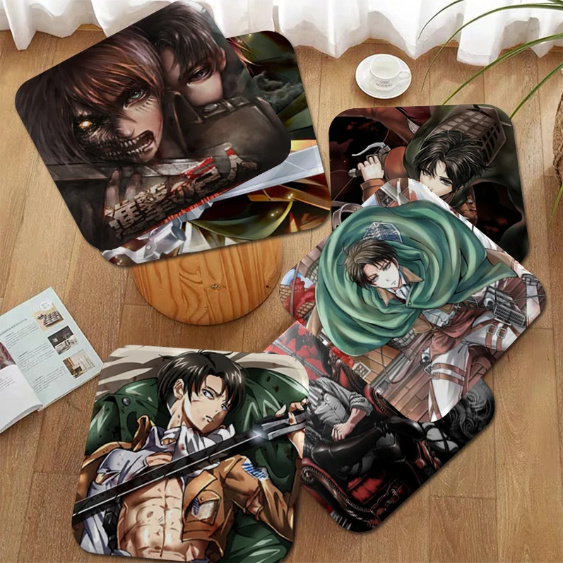 

Anime L-LEVI A-ACKERMAN Cushion Mat Modern Minimalist Style Plush Cushion Home Back Cushion Soft Comfortable 50x50cm Outdoor