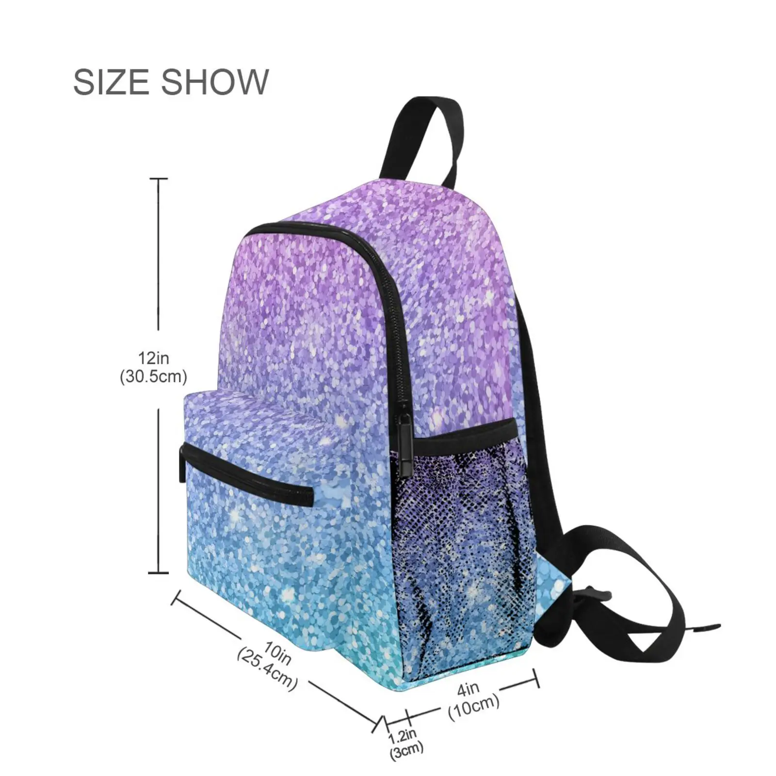 2023 Children Backpack Kids Toddler School Bag Glitter gold Kindergarten Preschool Bag 3-8 Years Old Schoolbag For Boy Girls