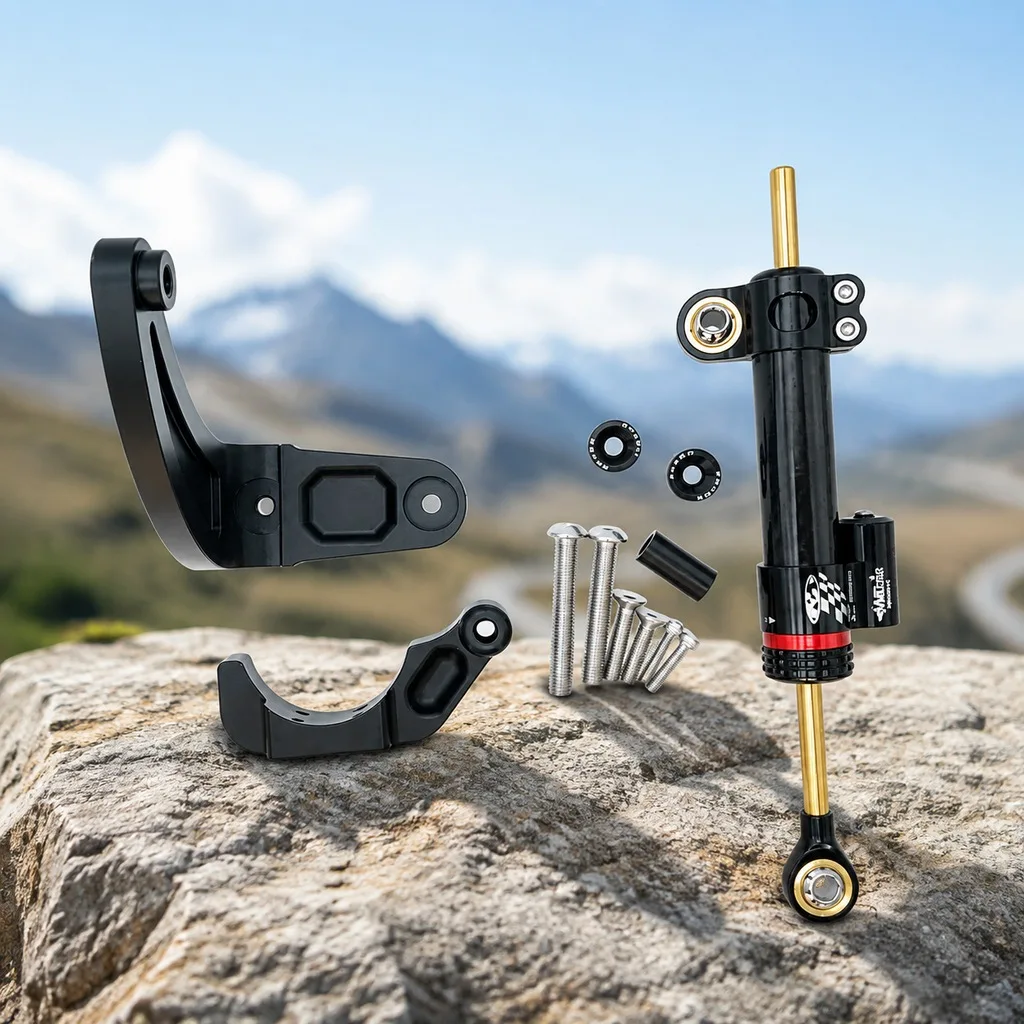 Directional Steering Damper Mounting Bracket Kit For Dualtron Luxury Thunder Achilleus Compact Electric Scooter Accessory - view 2