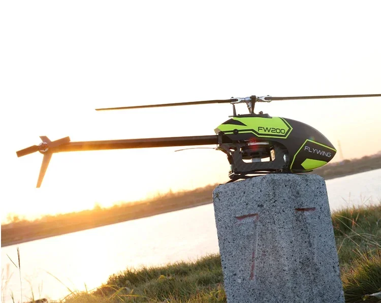 FLYWING FW200 H1 V2 Gyro RC 6CH 3D Smart GPS RC Helicopter RTF Self Stabilizing 3D Brushless Direct Drive