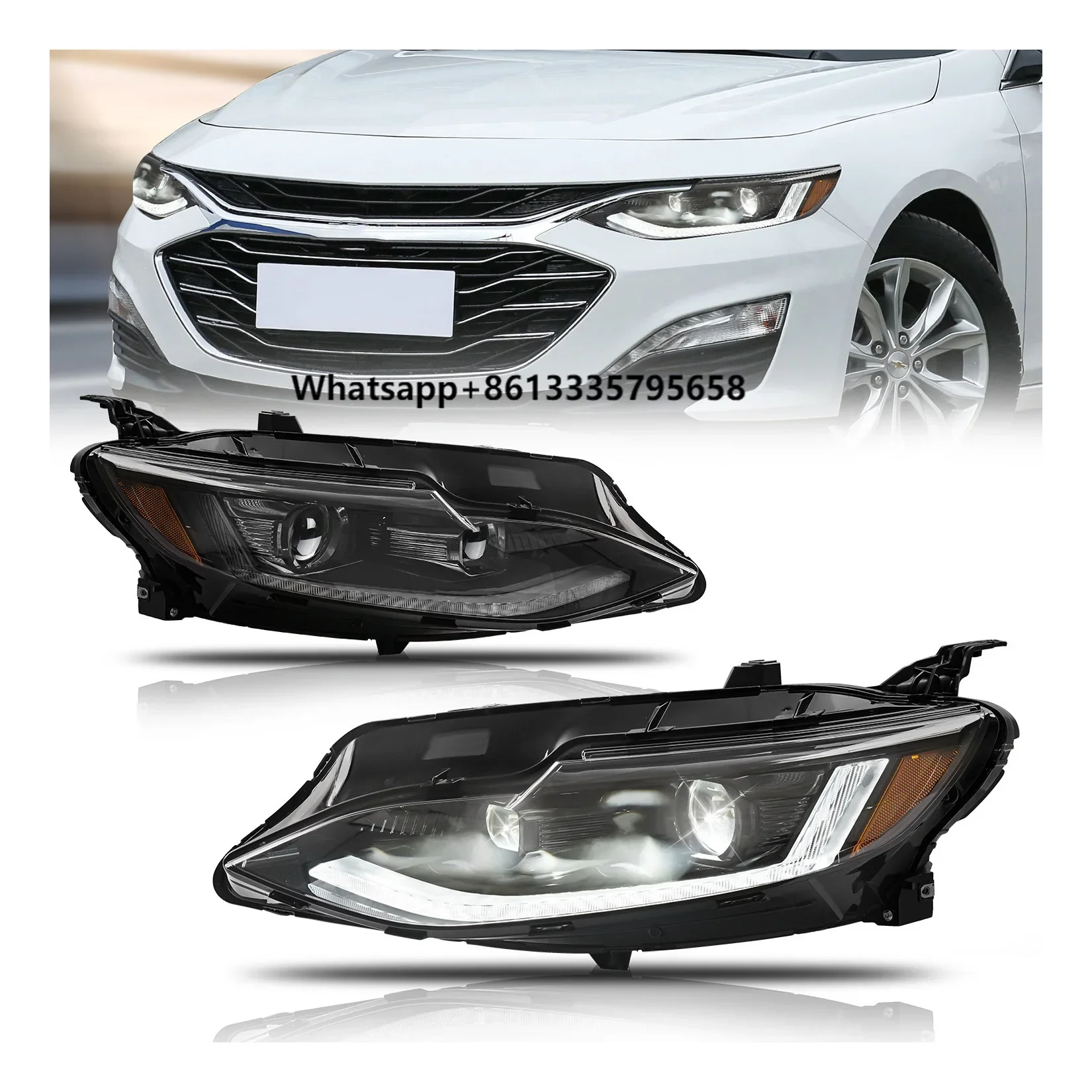 

Car Headlamp Headlights Modified Head Lamp Head Light LED Daytime Running Lights for Chevrolet Malibu XL 2019 2020 2021 2022