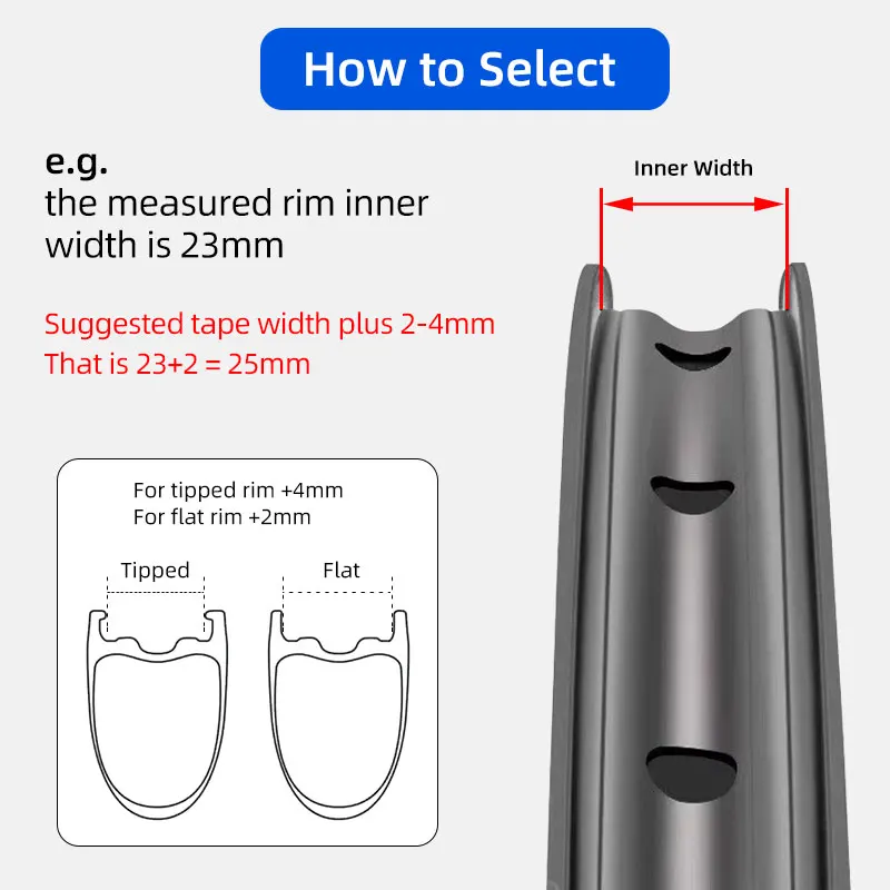 Ultra Light Tubeless Rim Tape Non-porous Tensilized Strapping for Bicycle Rim Seal 10 m 23/25/27/29/32/34mm Width Options