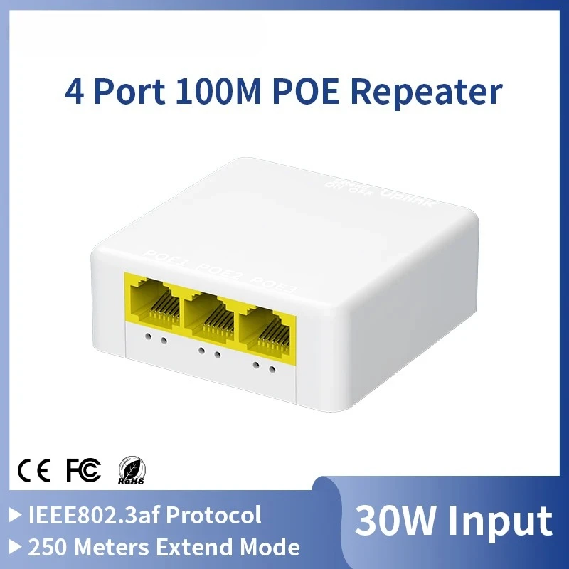 3-ポート-100m-poe-エクステンダー-100m-ネットワーク-スイッチ-リピーター-ieee8023af-at-プラグアンドプレイ-poe-スイッチ-nvr-ip-カメラ-ap-用