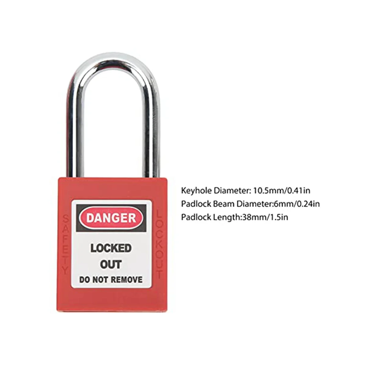 Cadeados Hasps Set, Lockout, Tagout Kit, Segurança, Tamper Proof, Equipamento Industrial, 1 ", 25mm Manilha, 6 Buraco Design