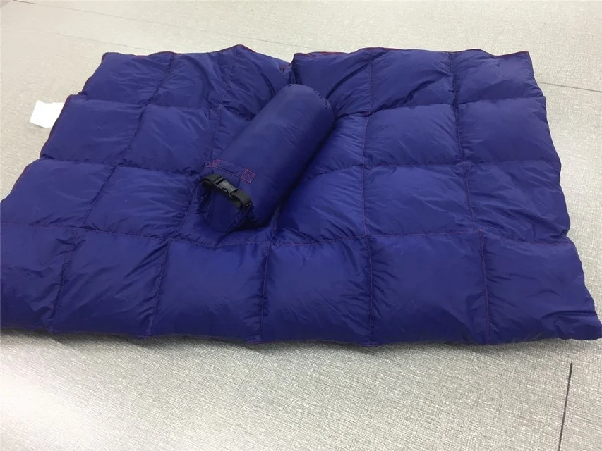 Keep Warm Windproof and Waterproof Outdoor Puffy Camping Blanket for Traveling Picnics Beach Trips - view 4