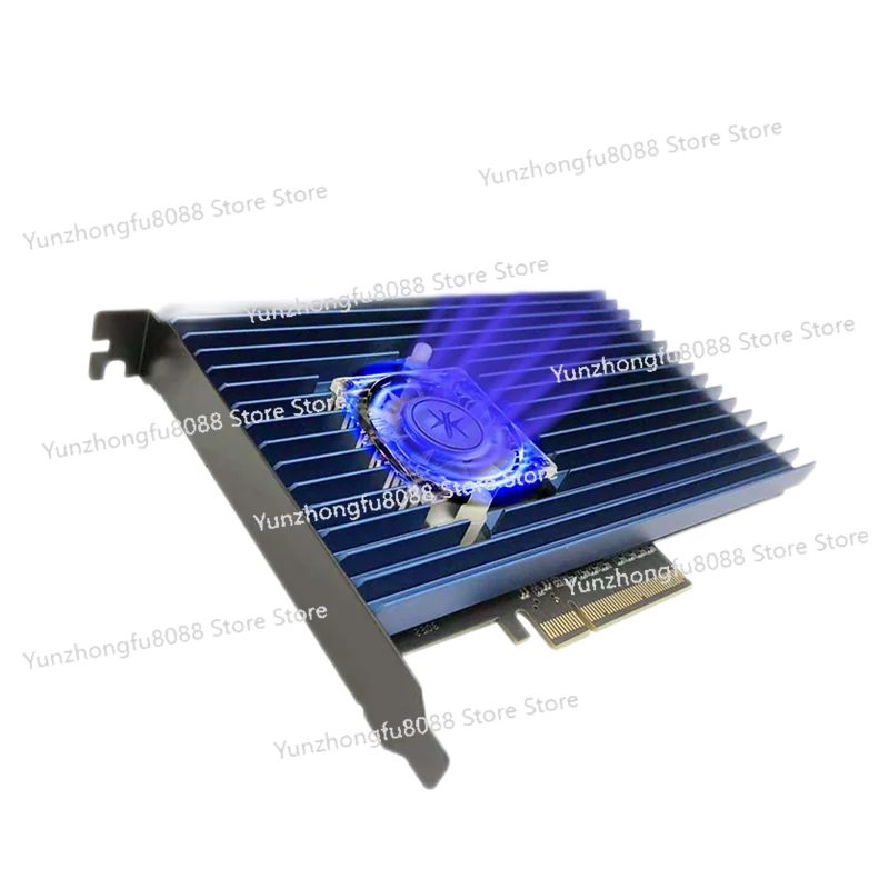 

Free main board split PCIe to M.2 NVME SSD 4 four disk soft RAID array expansion card free drive