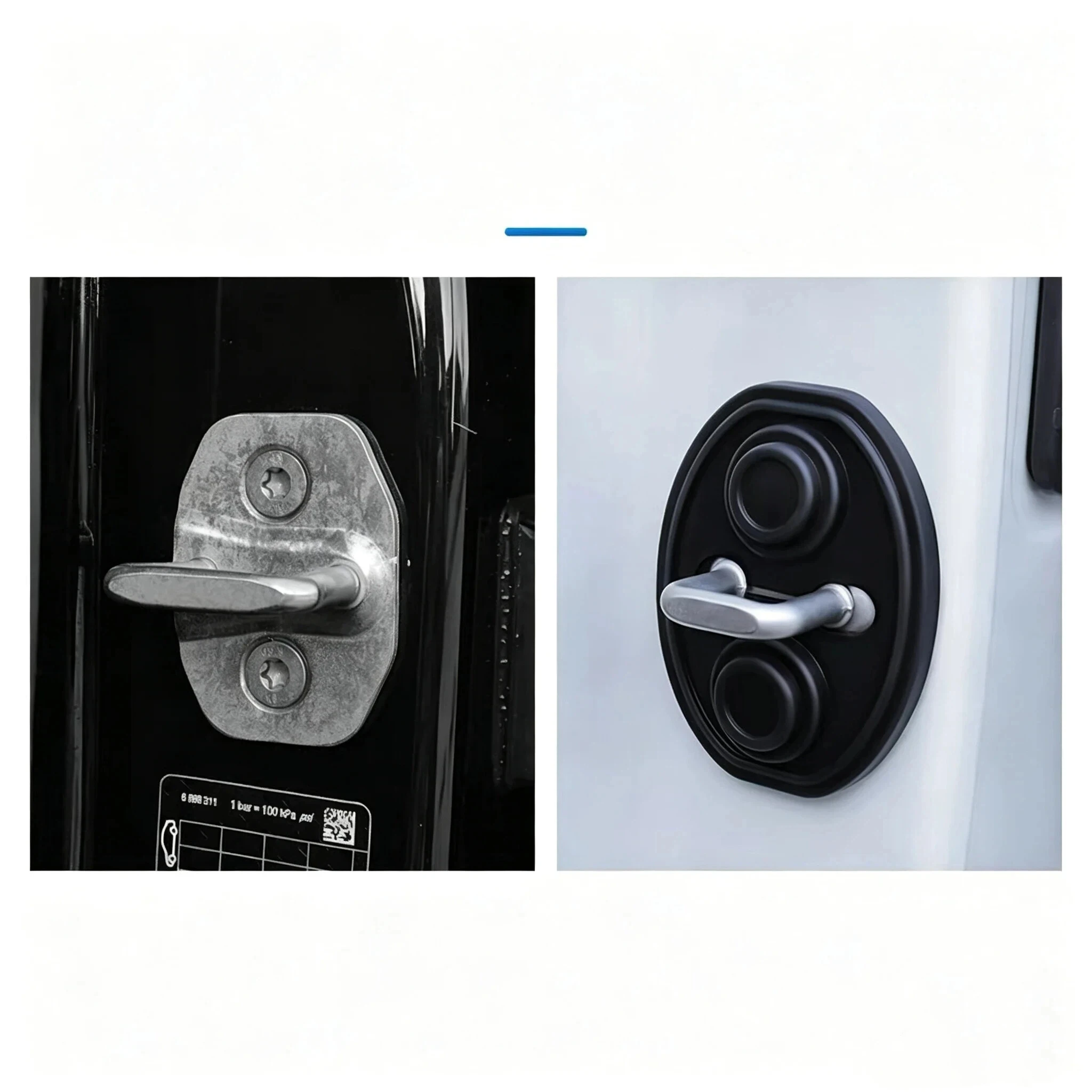 Upgrade Car Door Closing Shockproof Silicone Cushion Mute Shock Absorber Protective Covers Car Door Latch Accessories