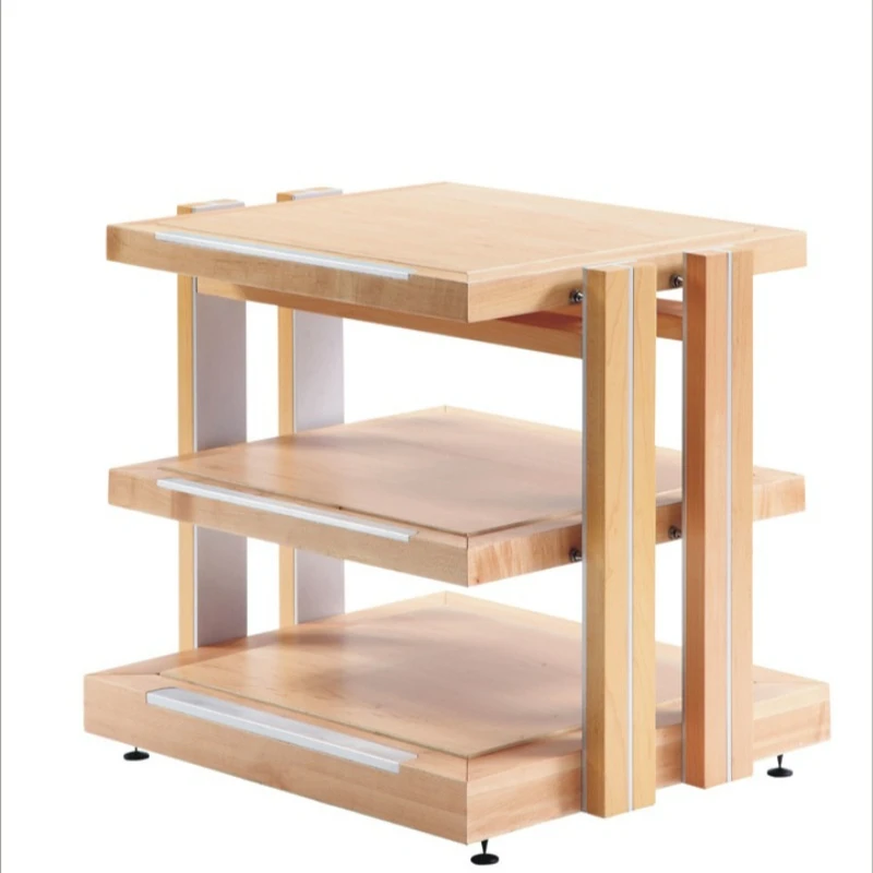 

Three-layer power amplifier rack, audio rack, equipment rack, solid wood rack